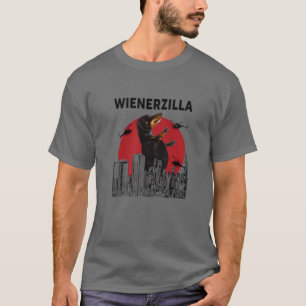 Wienerzilla Funny Wiener Dog Dachshund Lovers Gift T-Shirt