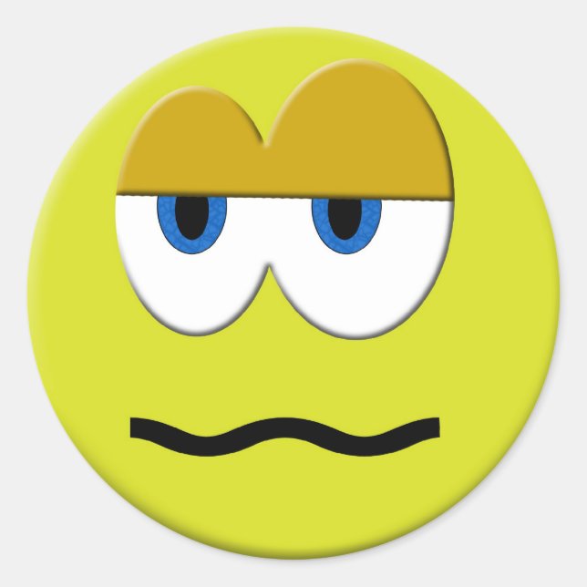 Wierd Face Sticker (Front)