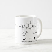Wies peptide name mug (Front Right)