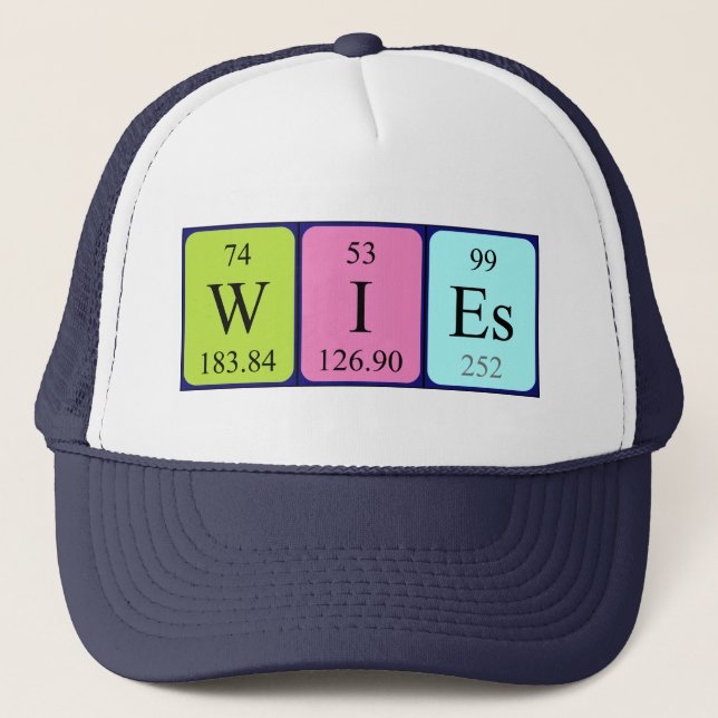 Wies periodic table name hat (Front)