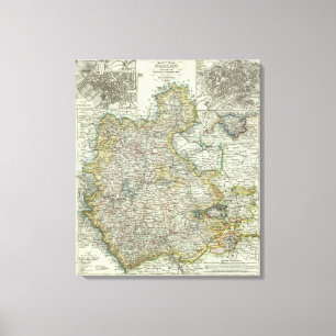 Wiesbaden and Frankfurt Germany Canvas Print