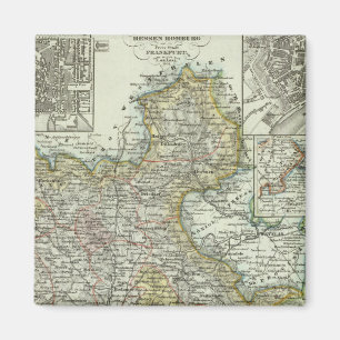 Wiesbaden and Frankfurt Germany Magnet