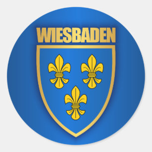 Wiesbaden Classic Round Sticker