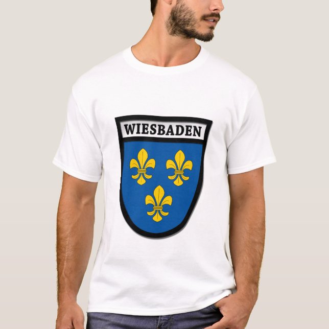 Wiesbaden Coat of Arms (Wappen) 0010 T-Shirt (Front)