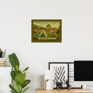 Wiesbaden Germany City Art Poster