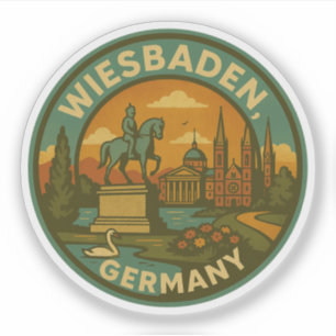 Wiesbaden Germany Landmark Art