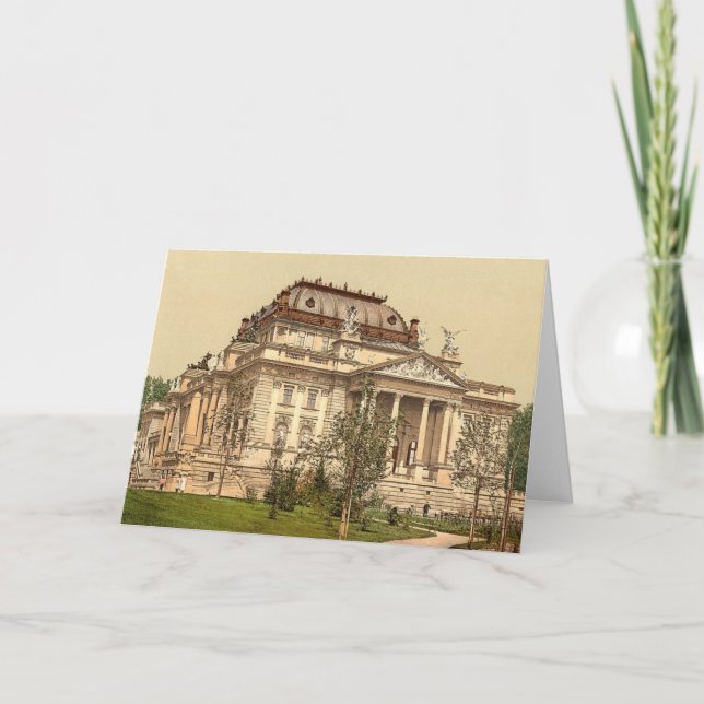 Wiesbaden Opera House Blank Card (Front)