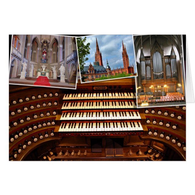 Wiesbaden organ and Marktkirche (Front Horizontal)