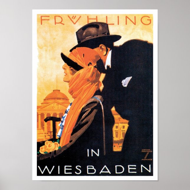 Wiesbaden Travel Poster (Front)