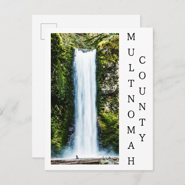 Wiesendanger Falls Painting Invitation Postcard (Front/Back)