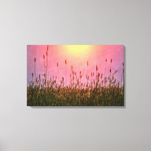 Wiesengräser Canvas Print