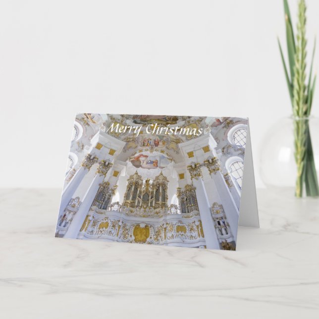 Wieskirche organ Christmas card (Front)