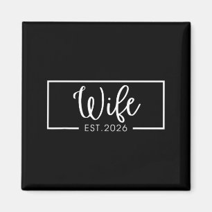 Wife 2026 Girlfriend Couples Fiancee Wedding Party Magnet