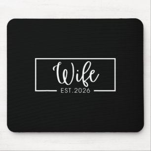 Wife 2026 Girlfriend Couples Fiancee Wedding Party Mouse Mat