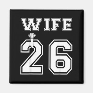 Wife 2026 Husband Matching Engagement Party Magnet