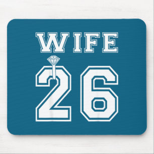 Wife 2026 husband matching engagement party mouse mat