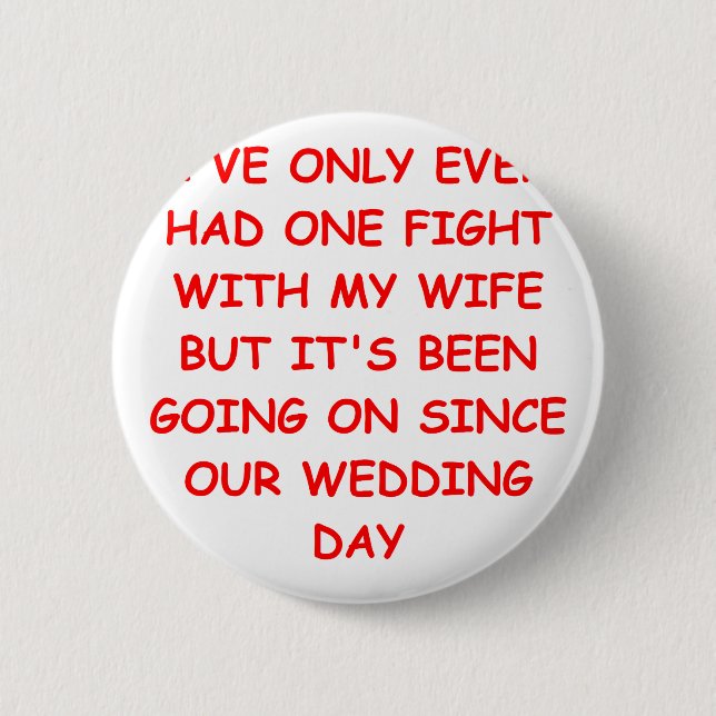 WIFE 6 CM ROUND BADGE (Front)