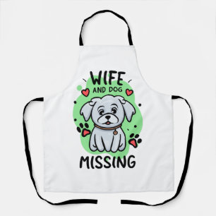 Wife and Dog Missing Apron