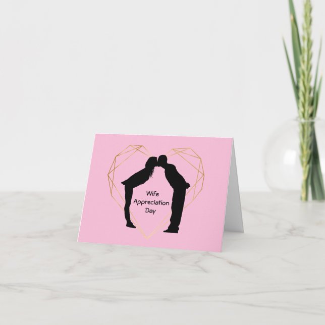 Wife Appreciation Day Customise Card (Front)
