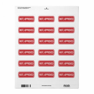 Wife Approved couples  Label