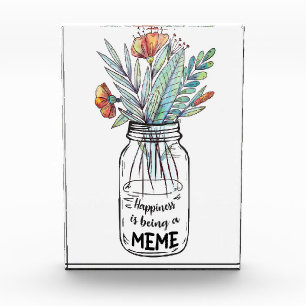 Wife Art Happiness Is Being A Meme Photo Block
