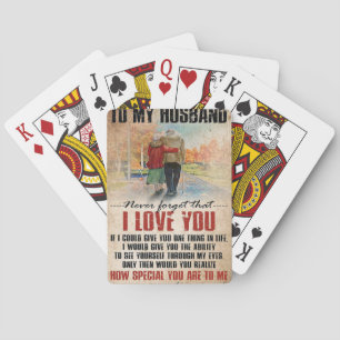 Wife Art To My Husband Never Forget Playing Cards