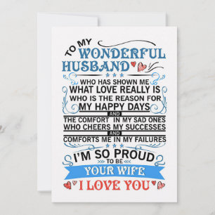 Wife Art To My Wonderful Husband Save The Date