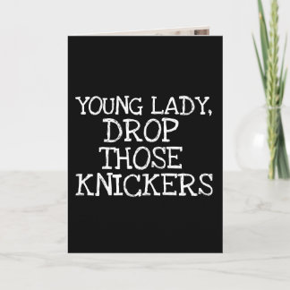 WIFE BIRTHDAY SPANKING KNICKERS ROMANTIC Card