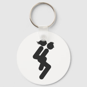 Wife Carrying 3 Keychain