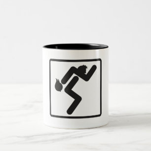 Wife Carrying Two-Tone Mug