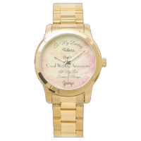 Wife Coral Wedding Anniversary Watch