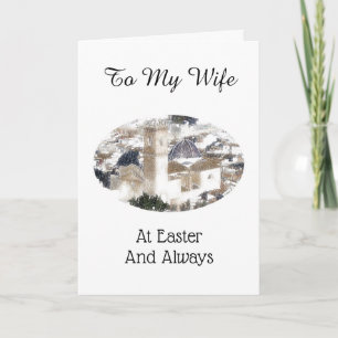 Wife Easter Card