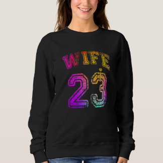 Wife Engagement Party Wife Matching 2023 Honeymoon Sweatshirt