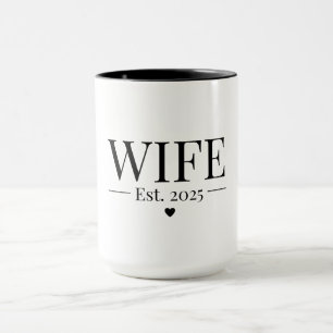 Wife Established 2025 Mug