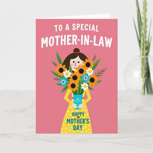 Wife Floral Affection Card (Front)