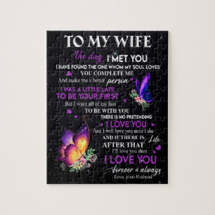 Wife Gifts   Letter To My Wife From Husband Jigsaw Puzzle