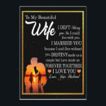 Wife Gifts | Letter To My Wife Love From Husband Invitation<br><div class="desc">Wife Gifts | To My Beautiful Wife Forever Together I Love You Love From Husband</div>