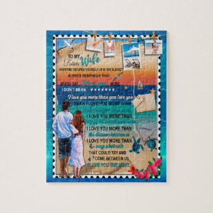 Wife Gifts Letter To My Wife Love From Husband Jigsaw Puzzle