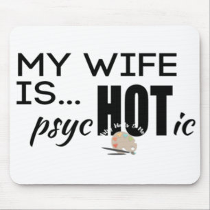 wife girl friend gift funny mouse mat