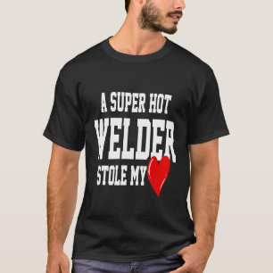 Wife Girlfriend Welder Welding  Mzr5o T-Shirt