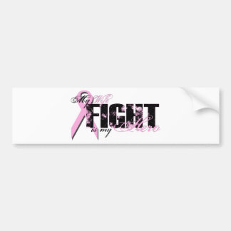 Wife Hero - Fight Breast Cancer Bumper Sticker
