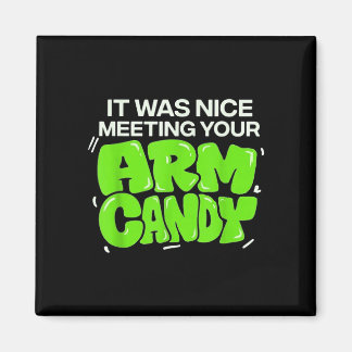 Wife husband girlfriend couple nice meeting arm magnet