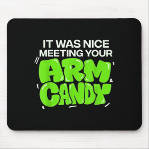 Wife husband girlfriend couple nice meeting arm mouse mat