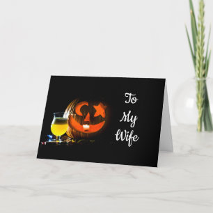 WIFE "I ONLY WANT TO CELEBRATE WITH YOU" CARD