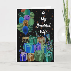 ***WIFE*** LET'S CELEBRATE "YOU" ON BIRTHDAY CARD