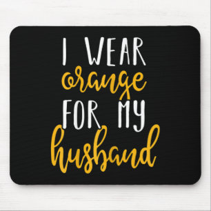 Wife Leukemia Awareness Design Gift For Husband Su Mouse Mat