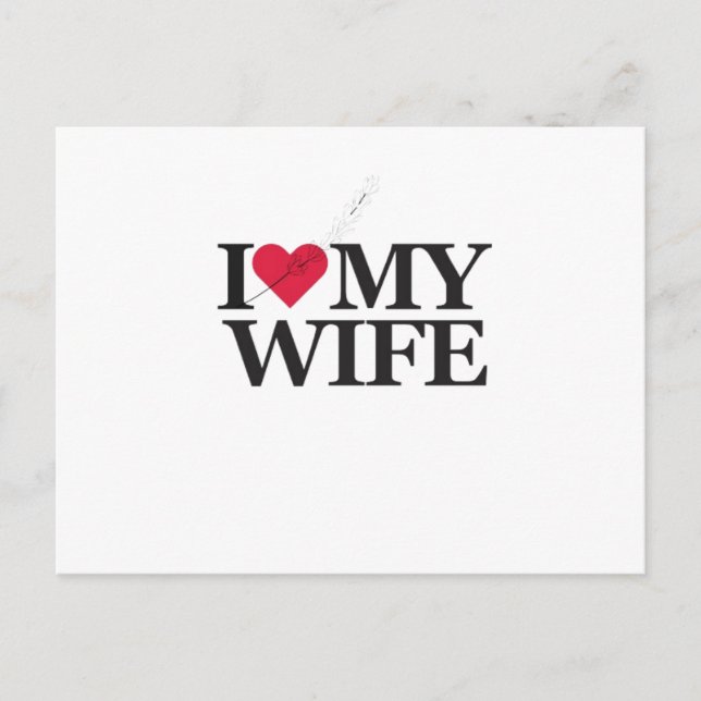 WIFE LOVER POSTCARD (Front)