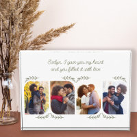 Wife Loving Words 4 Vertical Photo Delicate Leaf