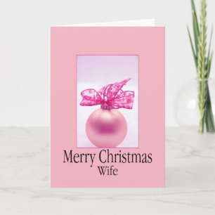 Wife   Merry Christmas card