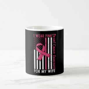 Wife Mom Mother Family Matching Breast Cancer Gift Coffee Mug